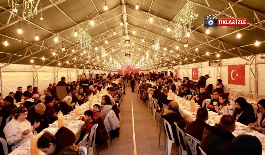 Nevşehir’de ramazan bereketi: İftar çadırı her gün dolup taşıyor