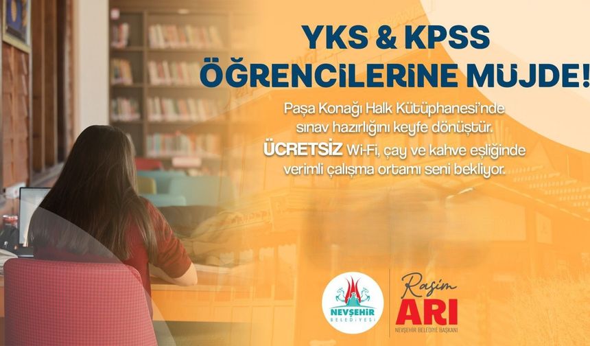 Paşa Konağı Halk Kütüphanesi sınav kampına dönecek