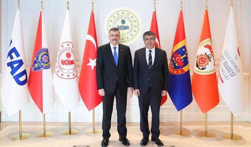 Rektör Aktekin, Bakan Çiftçi’ye NEVÜ’nün çalışmalarını anlattı