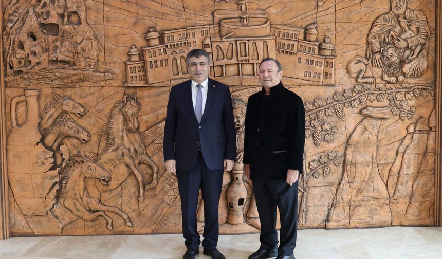 Emekli Büyükelçi Volkan Vural’dan Rektör Aktekin’e ziyaret