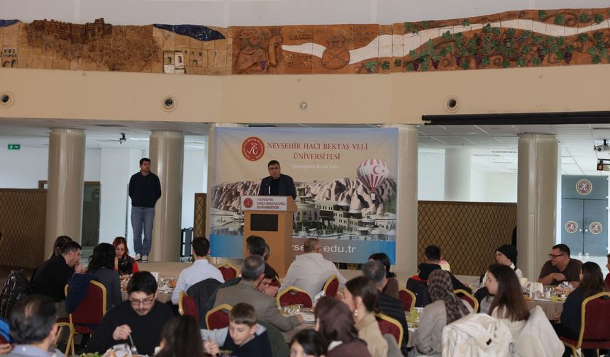 NEVÜ'de idari personele özel iftar programı