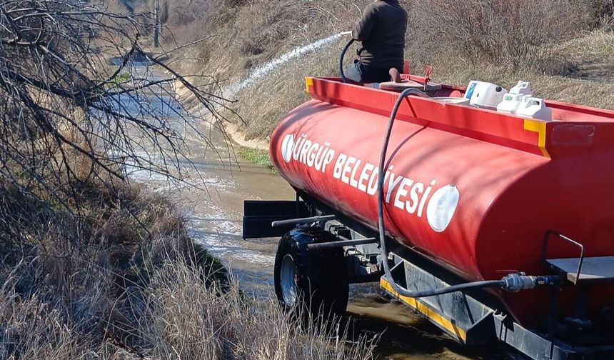 Ürgüp’te yaz öncesi büyük ilaçlama