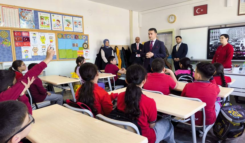 Kalaba’da önemli buluşma: Kaymakam Bilici öğrencilerle bir arada