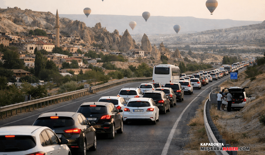 Nevşehir’de bayram dönüşü başladı