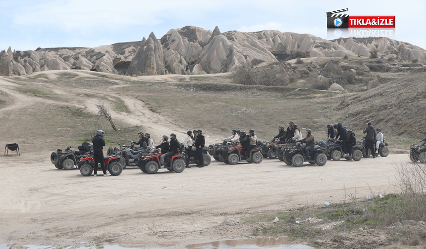 Kapadokya bayram tatilinde dolup taştı