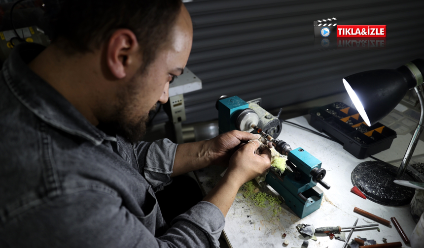 Nevşehir’de garajdan sanata: Sezer’in el yapımı tespih tutkusu ilham veriyor