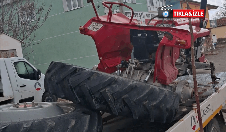 Nevşehir’de korkutan kazada! 2 kişi yaralandı