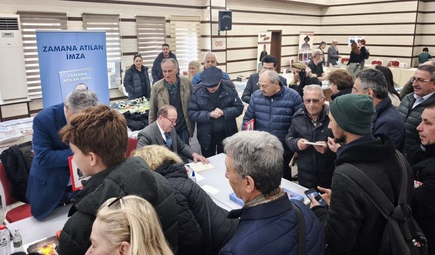 Kitapseverler Ürgüp’te buluştu: Söyleşi ve imza gününe yoğun ilgi