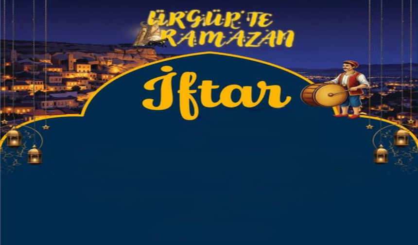 Ürgüp’te geleneksel iftar sofrası kurulacak