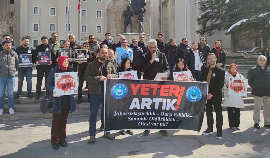 Türk Eğitim-Sen Nevşehir’den öğretmen öldürülmesine tepki