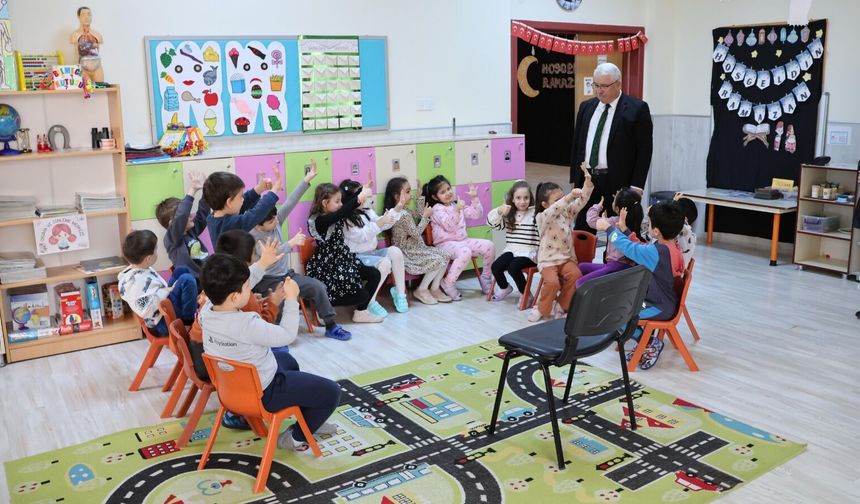 İl Müdürü Yazıcı miniklerin ramazan heyecanına ortak oldu