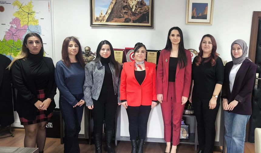Kadın gazetecilerden Vali Yardımcısı Karaalioğlu’na ziyaret