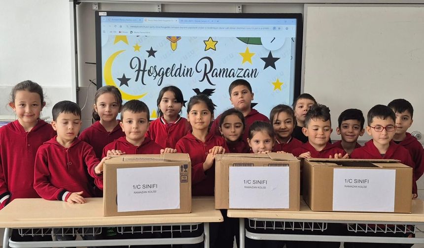 Nevşehir’de öğrenciler el ele verdi: Ramazan kolileri sahiplerine ulaştı