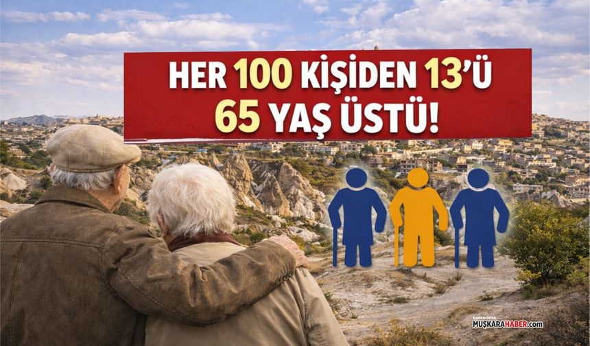 TÜİK açıkladı: Nevşehir’de yaşlı nüfus oranı yükseliyor