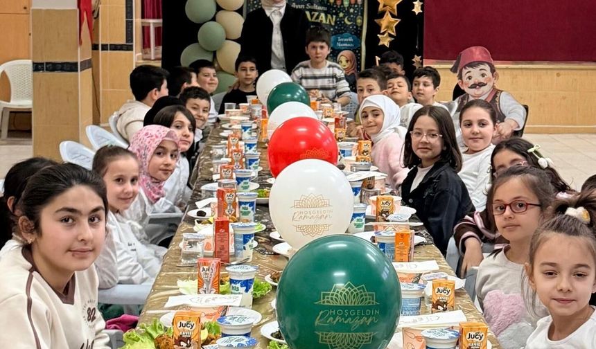 Nevşehir okullarında ramazan coşkusu: İftar sofraları kuruldu