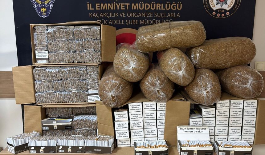 Nevşehir’de büyük operasyon: Çok sayıda kaçak sigara yakalandı