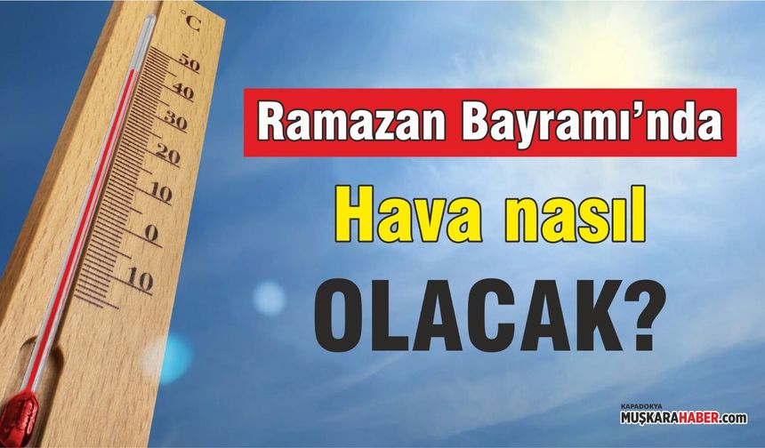 Meteoroloji açıkladı: Bayramda Nevşehir’de hava nasıl olacak?