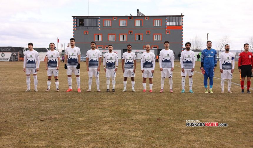 Suvermez Kapadokyaspor ilk yarıya mağlup girdi