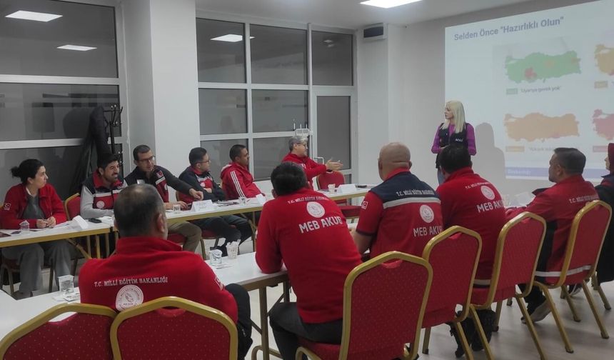 Afet ve acil durumlara hazırlık: Nevşehir’de eğitmen eğitimi