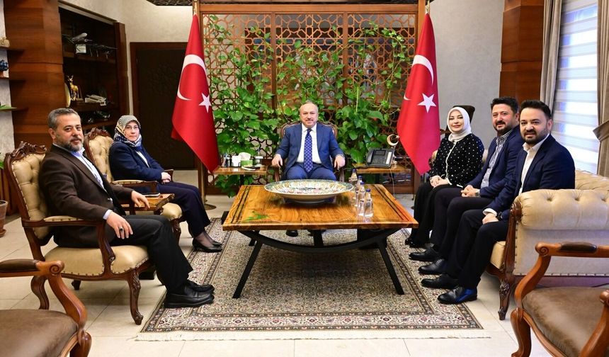 Komisyon Başkanı Erdoğan ile Vali Fidan görüştü