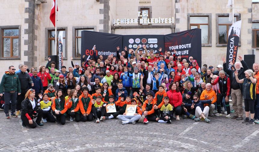 Kapadokya’da oryantiring heyecanı: Organizasyon nefes kesti