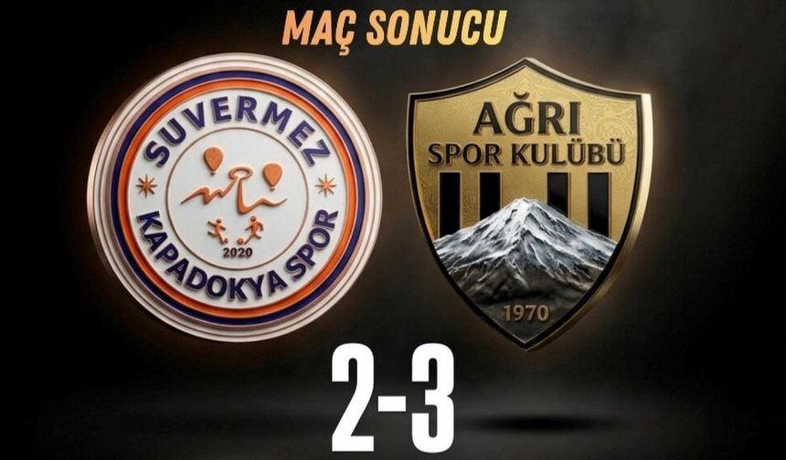 Suvermez Kapadokyaspor son dakika golüyle yıkıldı