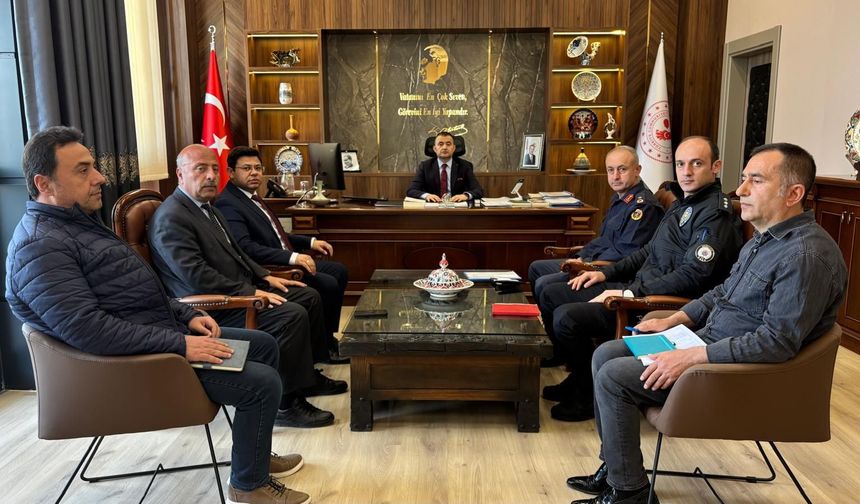 Okullarda risklere karşı önlem: Avanos’ta kapsamlı toplantı