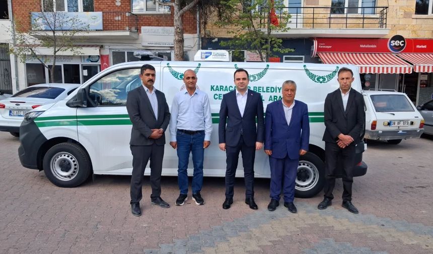 Karacaşar’da büyük ihtiyaç giderildi: Cenaze aracı hizmete girdi