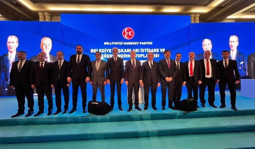 Nevşehirli MHP’li belediye başkanları Antalya’da buluştu!