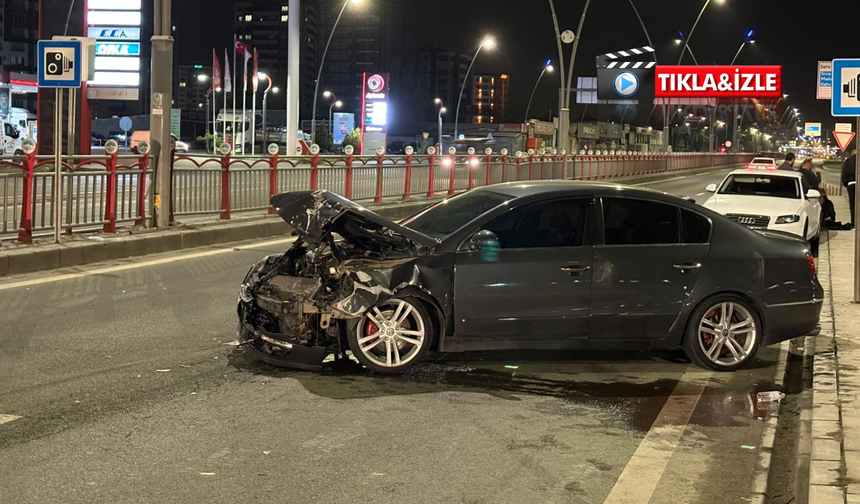 Nevşehir plakalı araç Kayseri’de kazaya karıştı! Sürücü hastaneye kaldırıldı