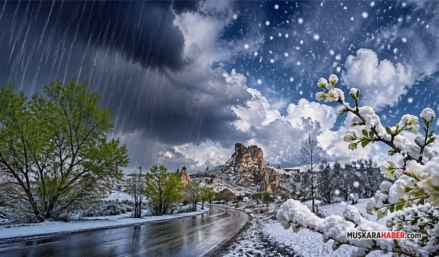 Nevşehir’de hava soğuyor! Yağış ve don riski kapıda
