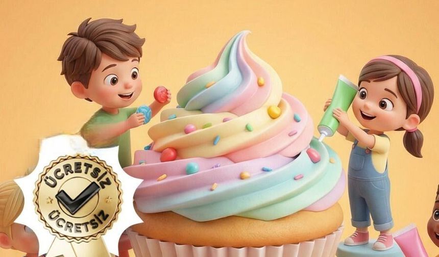 Anne ve çocuklar birlikte üretecek: Cupcake workshop başlıyor