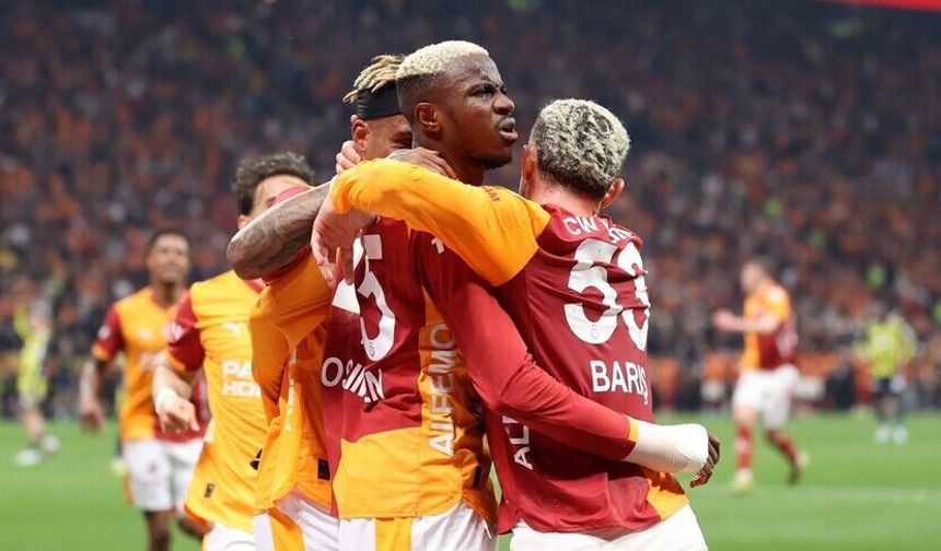 Dev derbinin kazananı Galatasaray oldu