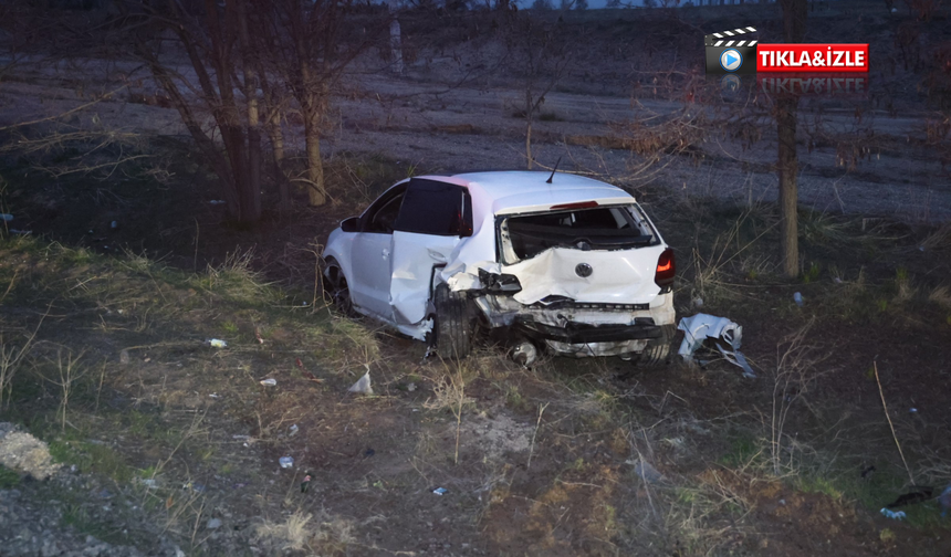 Nevşehir’de alkollü sürücü kazaya neden oldu: Araç şarampole uçtu