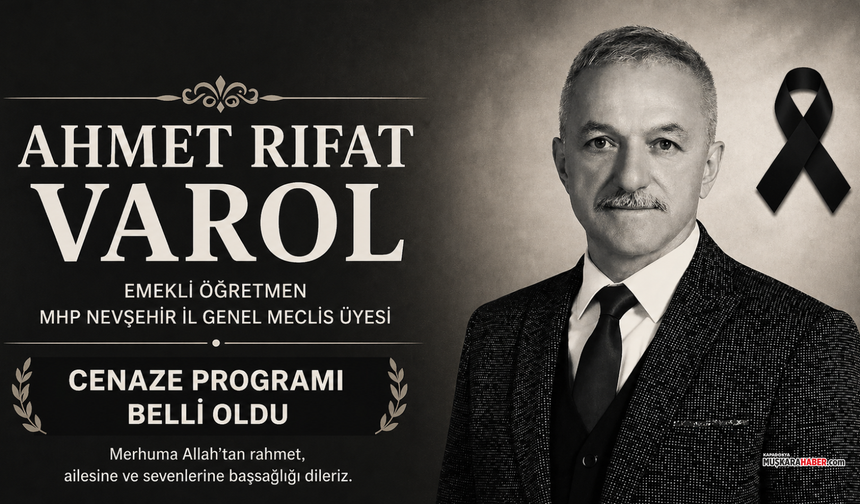 Ahmet Rıfat Varol’un cenaze programı belli oldu