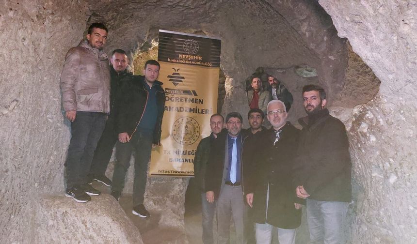 Öğretmenler Derinkuyu Yeraltı Şehri’ni keşfetti