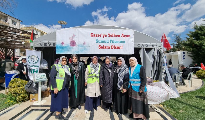 Nevşehir’de yardım seferberliği: Gazze için kermes düzenlendi