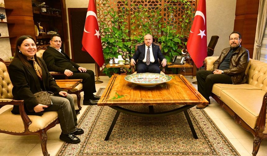 Vali Fidan, basın ve iş dünyasını makamında kabul etti