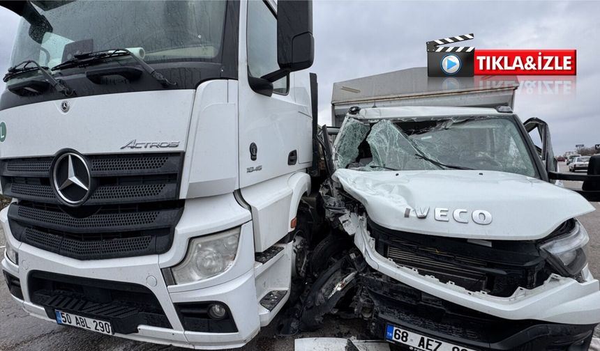 Nevşehir OSB yolunda feci kaza: 2 kişi hastaneye kaldırıldı