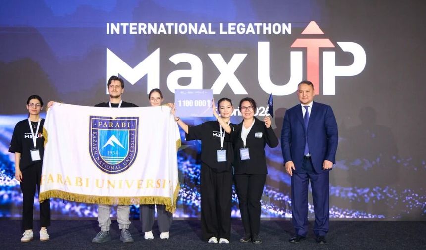 Legathon MaxUP: El-Farabi Kazak Milli Üniversitesi takımının zaferi