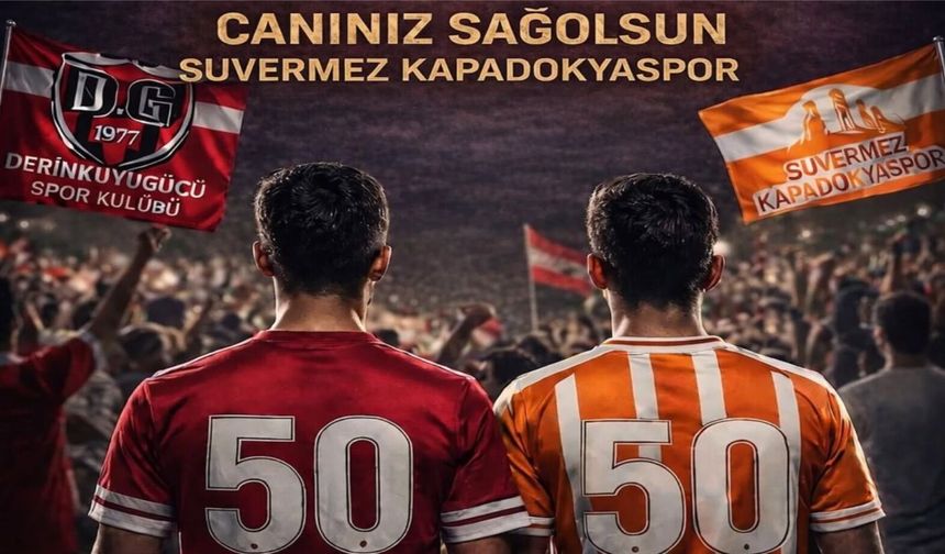 Derinkuyugücü’nden Suvermez Kapadokyaspor’a destek mesajı