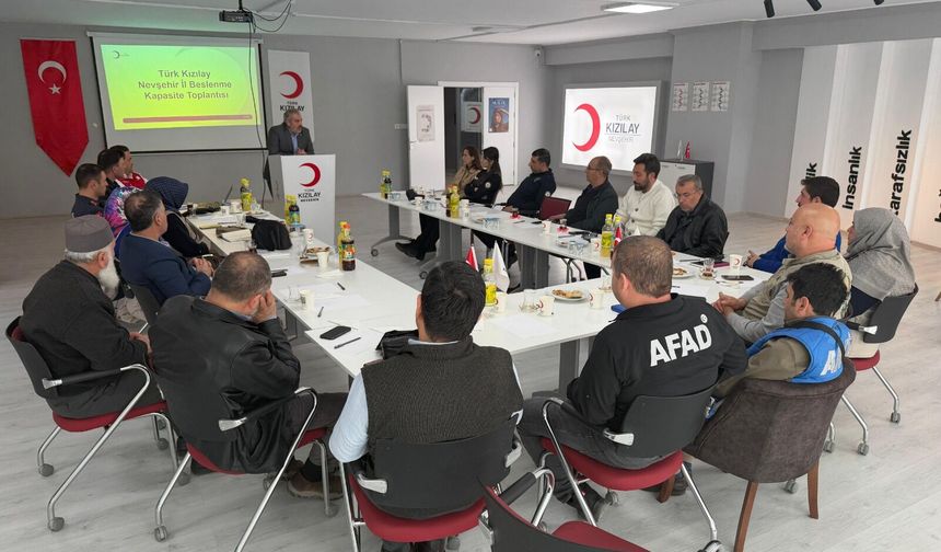 Nevşehir’de kritik toplantı: Afetlerde beslenme kapasitesi görüşüldü