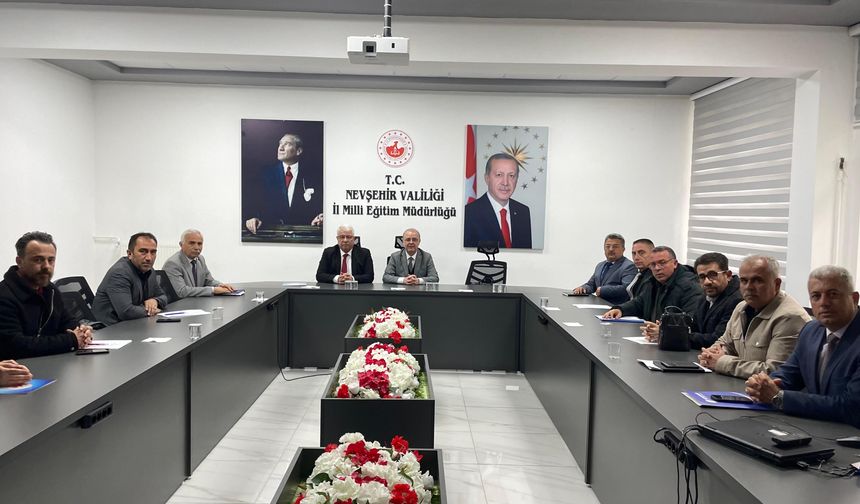 Nevşehir’de bursluluk sınavı öncesi önemli toplantı