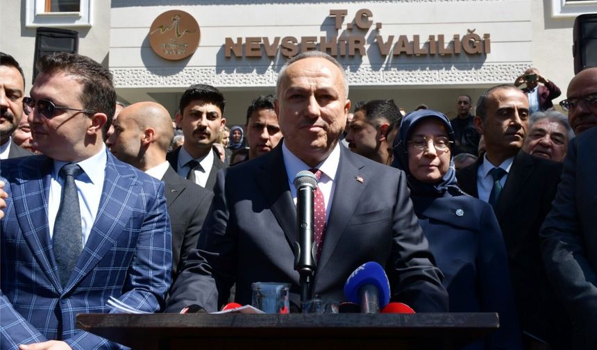 Vali Ali Fidan’dan duygusal veda: “Nevşehir gönlümde hep olacak”