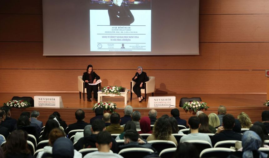 Ayşe Böhürler Nevşehir'de konuştu: “Savaşın şekli değişti”