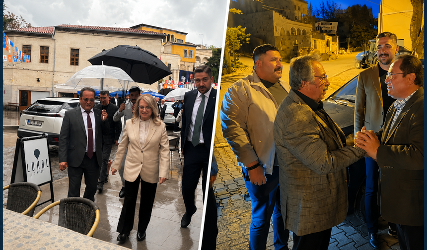 Cumhur ittifakı heyetinden başkan adayı Mustafa Özer’e destek