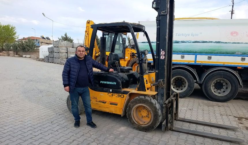 Derinkuyu’da hizmet kalitesi yükseliyor! İkinci forklift hizmete girdi