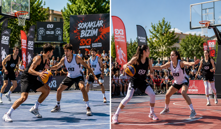 Nevşehir’de sokak basketbolu heyecanı başlıyor