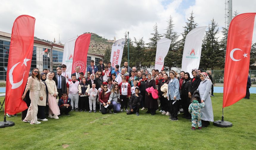 Özel sporcular Nevşehir’e gurur yaşattı