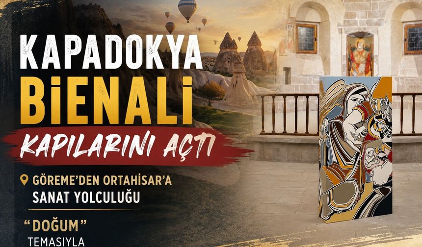 Kapadokya Bienali başladı: Göreme’den Ortahisar’a sanat yolculuğu